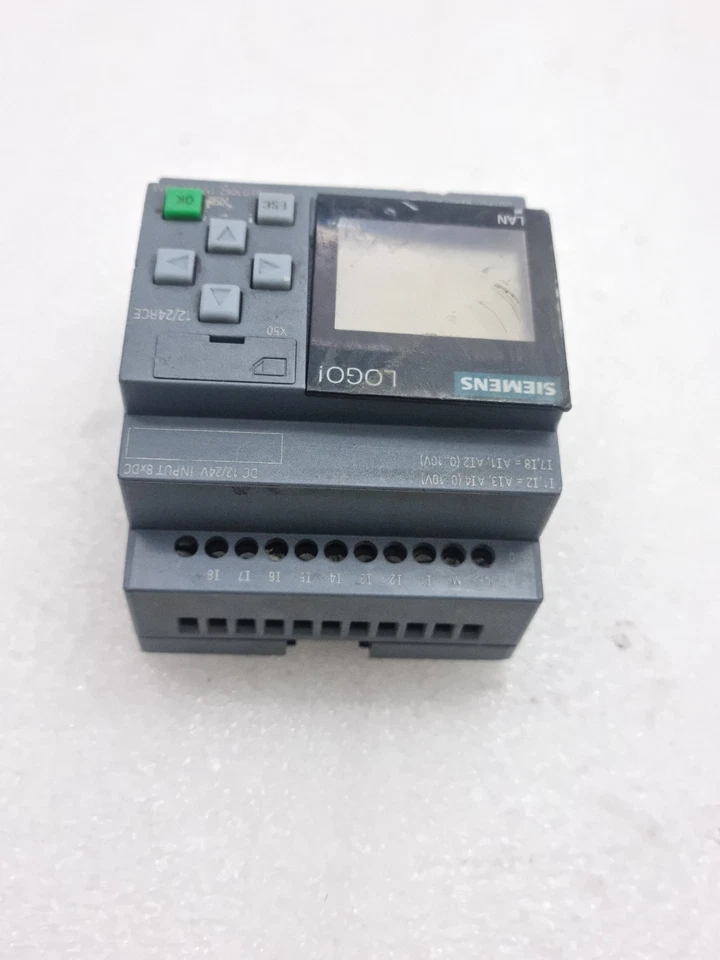 Siemens Logo BM 12/24RCE 6ED1052-1MD00-0BA8 12/24Vdc 6ED10521MD000BA8 Tested Ok